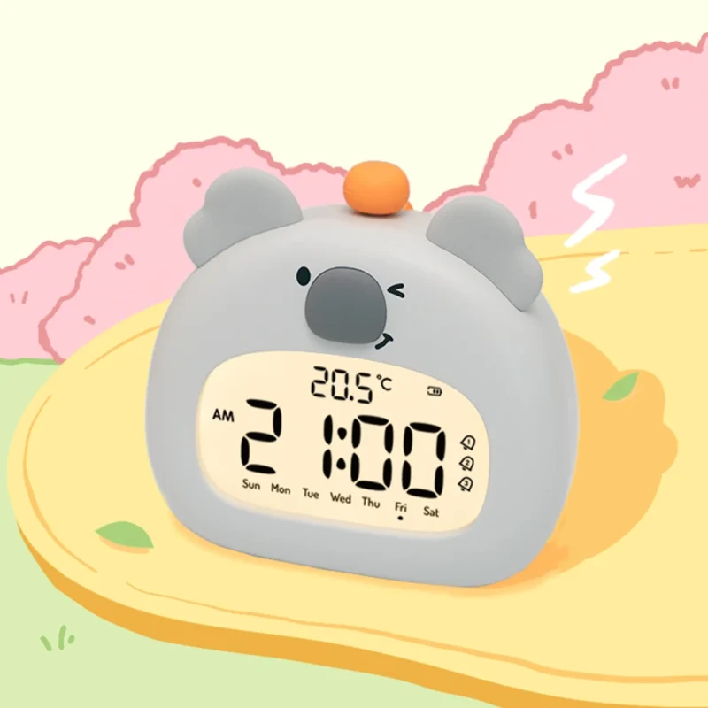Réveil veilleuse enfant LED en forme d’animal - Image 5