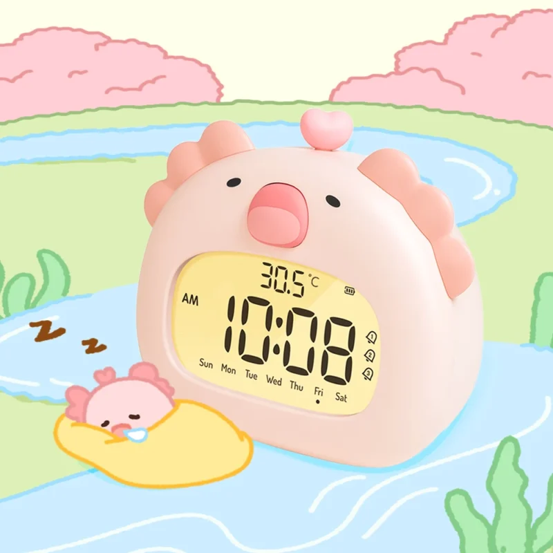 Réveil veilleuse enfant LED en forme d’animal - Image 4