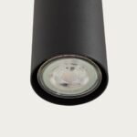 Luminaire suspendu tube LED noir - Image 7