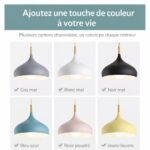 Luminaire suspendu design nordique en métal – Image 2