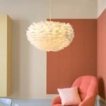 Luminaire décoratif doux en plume – Image 6