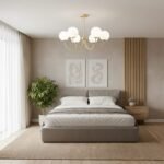 Luminaire plafond élégant à bras courbés - Image 2