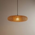 Luminaire suspendu artisanal tressé – Image 4