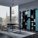 Luminaire suspendu en verre strié aux teintes fumées – Image 8