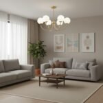 Luminaire plafond élégant à bras courbés - Image 4