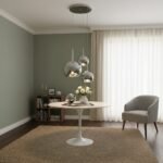 Luminaire suspension boule design en verre métal – Image 6