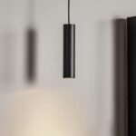 Luminaire suspendu tube LED noir - Image 9