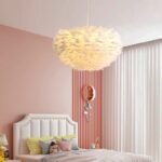 Luminaire décoratif doux en plume – Image 3