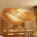 Luminaire suspendu artisanal tressé – Image 11