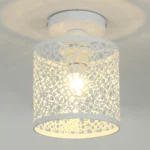 Plafonnier vintage créatif en métal ajouré – Image 5