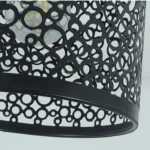 Plafonnier vintage créatif en métal ajouré – Image 3