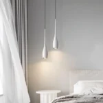Luminaire suspendu minimaliste en forme de goutte - Image 2