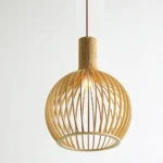 Luminaire suspension bois ajouré