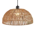 Luminaire suspendu en osier tressé – Image 6