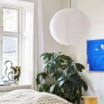 Luminaire suspendu boule japonaise en papier – Image 4