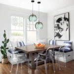 Luminaire plafonnier moderne en verre vert - Image 6