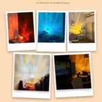 Luminaire veilleuse cube LED multicolore avec télécommande – Image 6