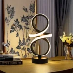 Lampe de table moderne design en spirale – Image 8