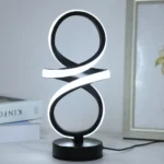 Lampe de table moderne design en spirale – Image 2