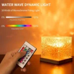 Luminaire veilleuse cube LED multicolore avec télécommande – Image 5