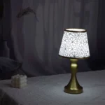 Luminaire de table rétro en dentelle dorée à éclairage tricolore – Image 5