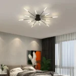 Luminaire moderne sculptural design rayonnant – Image 5