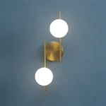 Applique murale globe en verre – Luminaire mural moderne