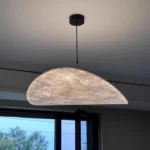 Luminaire moderne en tissu torsadé – Image 5