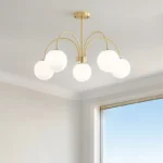 Luminaire plafond élégant à bras courbés - Image 3