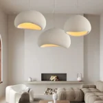 Suspension LED wabi-sabi en forme de dôme - Image 5