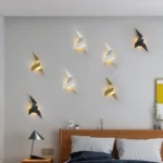 Applique murale design origami – Luminaire mural moderne - Image 2
