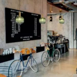 Luminaire suspendu en verre strié aux teintes fumées - Image 5