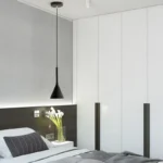 Luminaire suspendu noir contemporain pour cuisine et îlot - Image 3