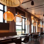 Luminaire suspension bois ajouré - Image 10