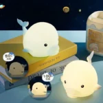 Veilleuse baleine douce en silicone – Image 2