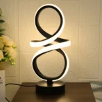 Lampe de table moderne design en spirale – Image 3