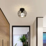 Plafonnier vintage en métal – Image 6