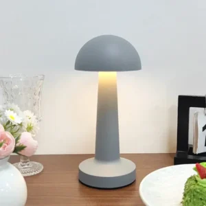 Lampe de table LED champignon minimaliste