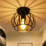 Plafonnier vintage en métal