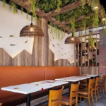 Luminaire suspendu en osier tressé – Image 4