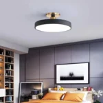 Luminaire plafonnier macaron LED nordique - Image 3