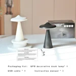 Lampe de table tactile design champignon – Image 9