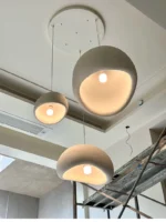 Suspension LED wabi-sabi en forme de dôme - Image 10