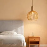 Luminaire suspension bois ajouré - Image 7