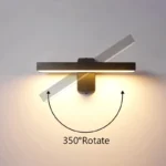 Applique murale extérieur LED 3000K design moderne – Image 4