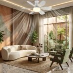 Ventilateur de plafond avec éclairage LED intégré – Image 5