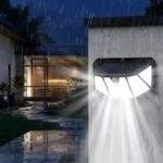Lampe solaire murale à détecteur de mouvement PIR 100 LED