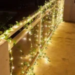 Guirlande solaire LED avec feuillage artificiel – Image 5