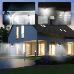 Lampe solaire murale à détecteur de mouvement PIR 100 LED – Image 8