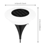 spots solaires encastrables à LED pour éclairage extérieur – Image 2